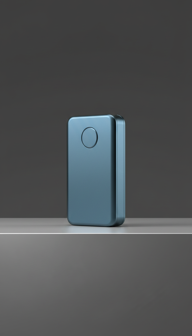 Organizador de llaves azul acero minimalista